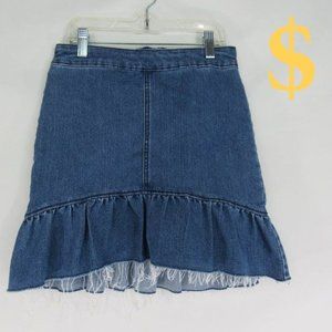 Cat & Jack Jean Denim Skirt Girls Size L (10/12)